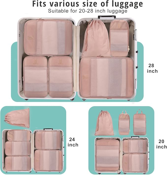 Expandable Compression Packing Cubes