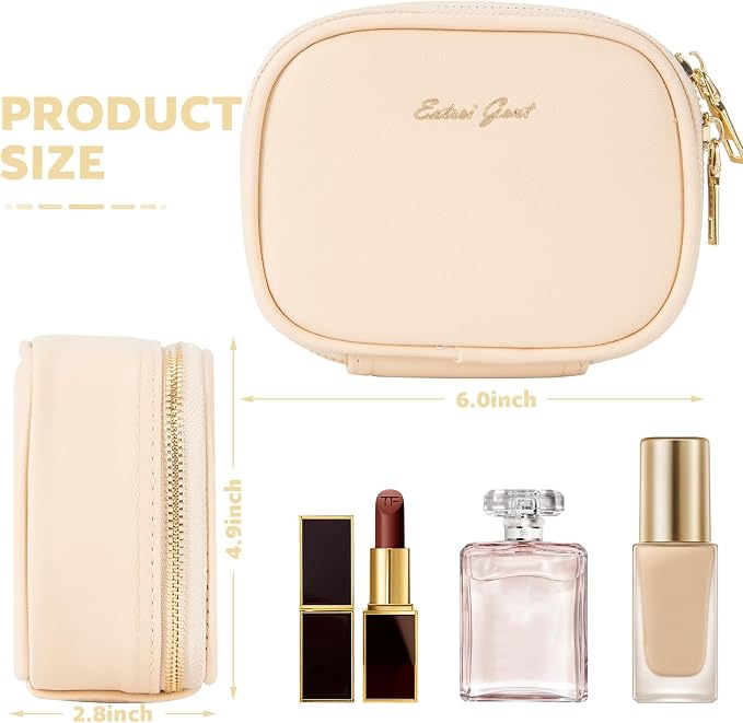 Small Makeup Bag Travel Train Case