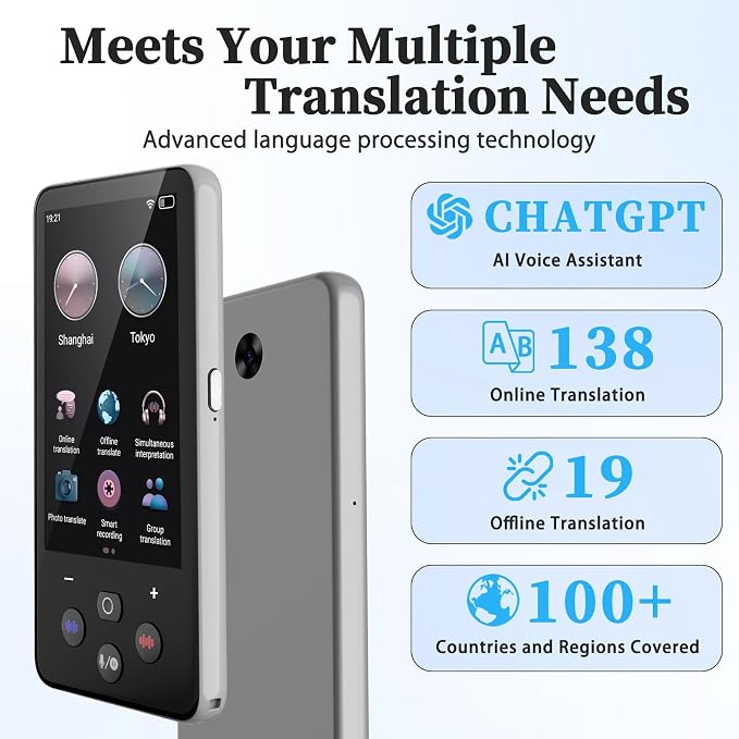 Language Translator Device, Real Time Translation Device