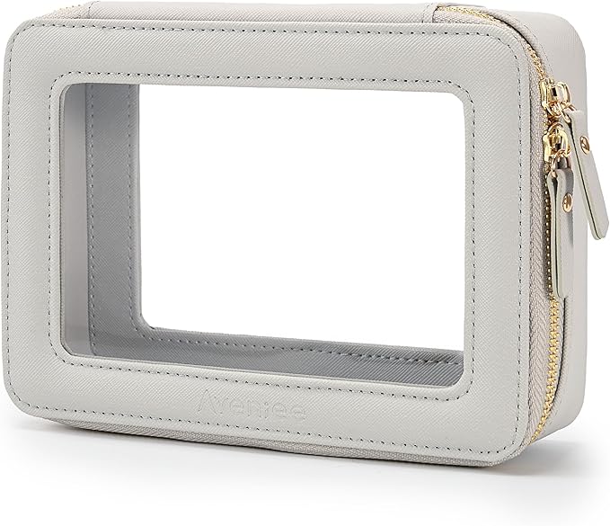 Aveniee Clear Makeup Bag Organizer, Travel Toiletry Bag