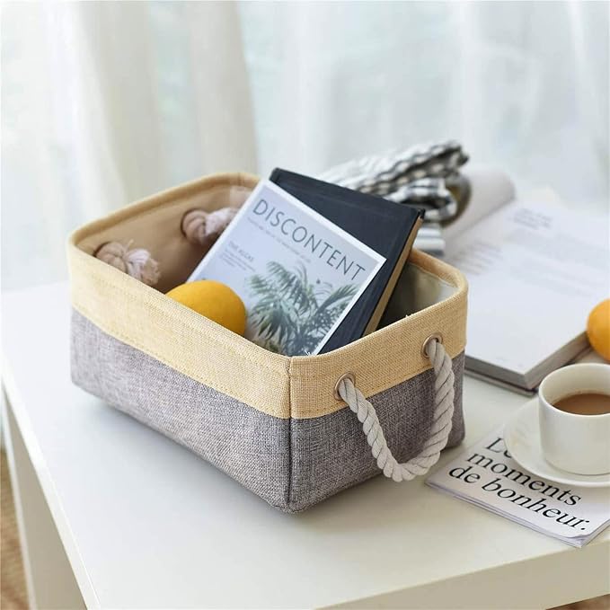 TheWarmHome Small Storage Bins Basket