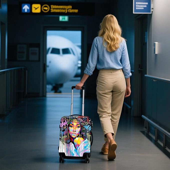 WUJIAONIAO Travel Luggage Cover Baggage Suitcase Cover Protector Skins 18-32