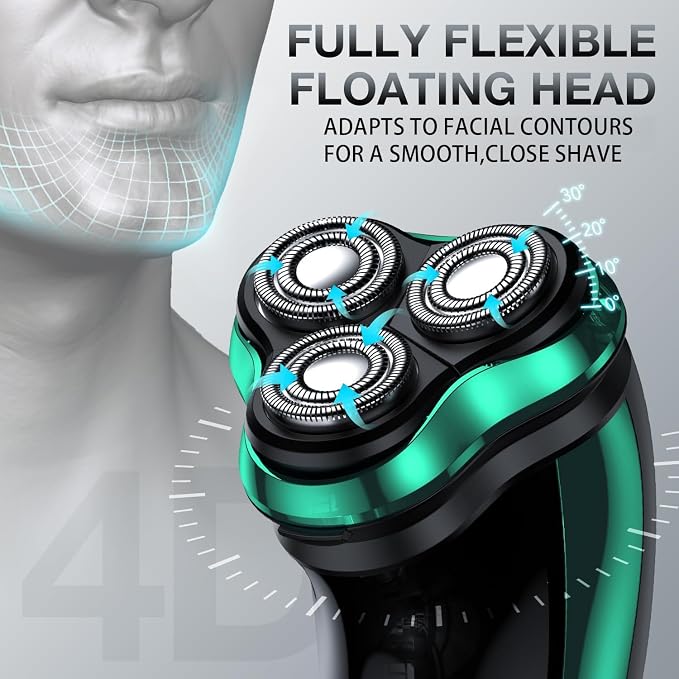 Electric Razor for Men, Rechargeable Shaver