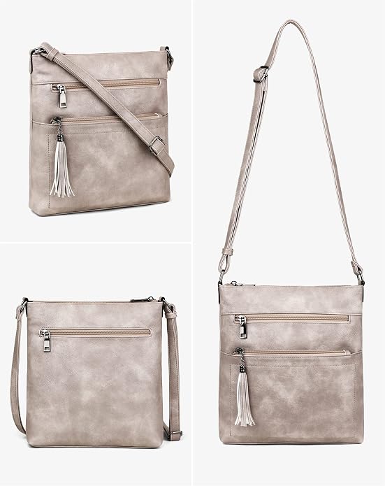 MASINTOR Crossbody Purses for Women, Adjustable Strap Shoulder Bag