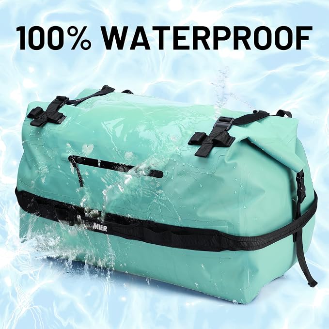 MIER Large Waterproof Duffel Bag Rolltop Dry Backpack Duffle Bags