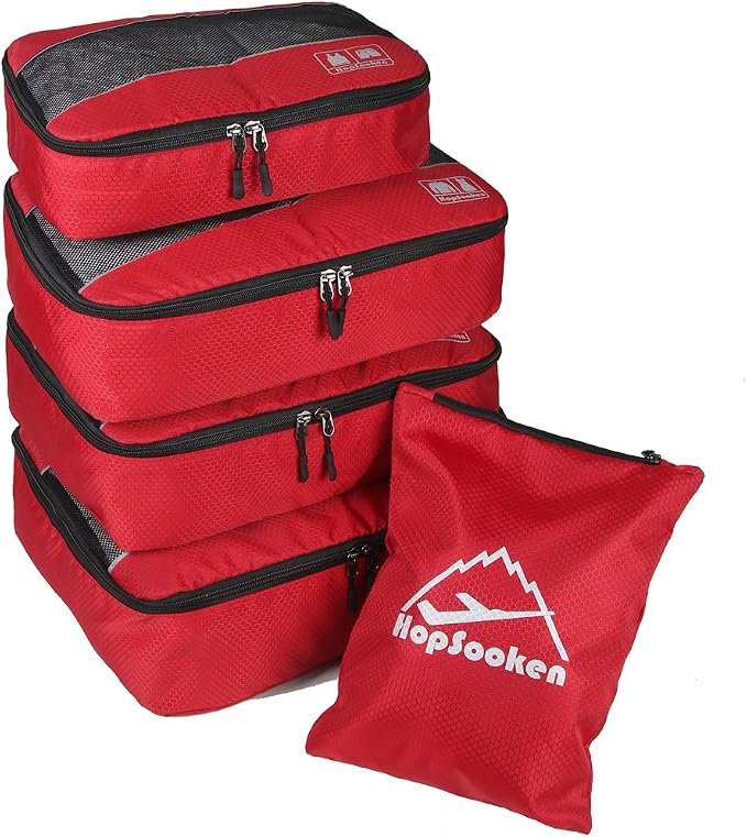 5 Set Packing Cubes for Travel Large Suitcase Luggage Organizer Bags Travel