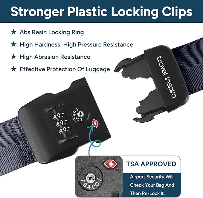 Travel Inspira Luggage Straps