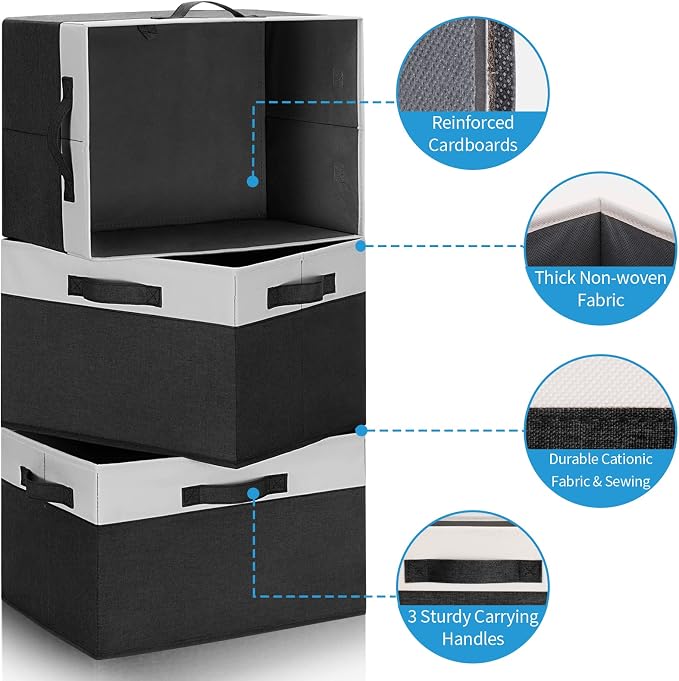 GhvyenntteS Large Storage Baskets
