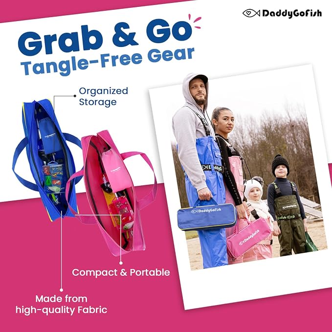 DaddyGoFish Kids Fishing Pole