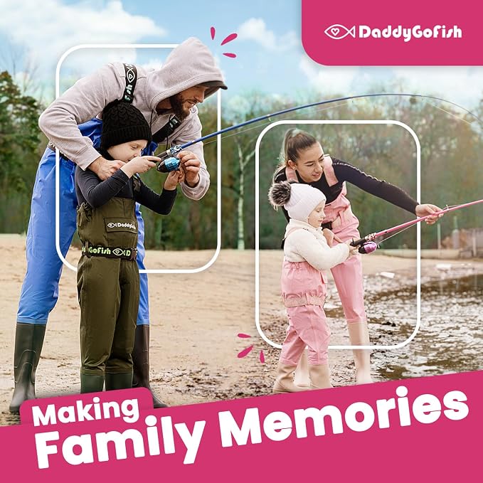 DaddyGoFish Kids Fishing Pole