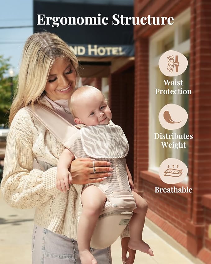 MOMTORY Carryall™ Pro Baby Carrier, Safety-Certified 6-in-1 Baby Carrier