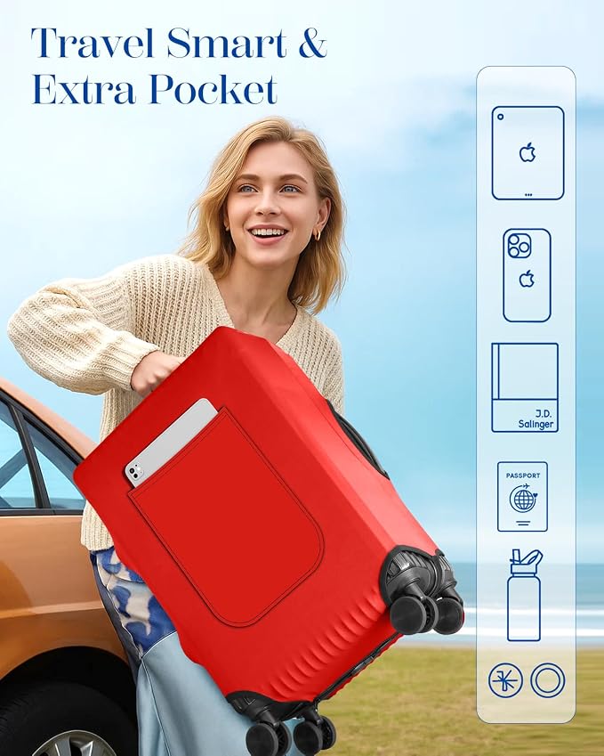 Slohif Luggage Cover for Suitcase Tsa Approved Protector
