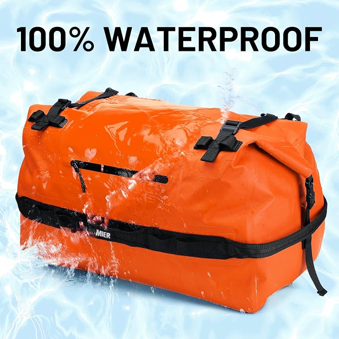 MIER Large Waterproof Duffel Bag Rolltop Dry Backpack Duffle Bags