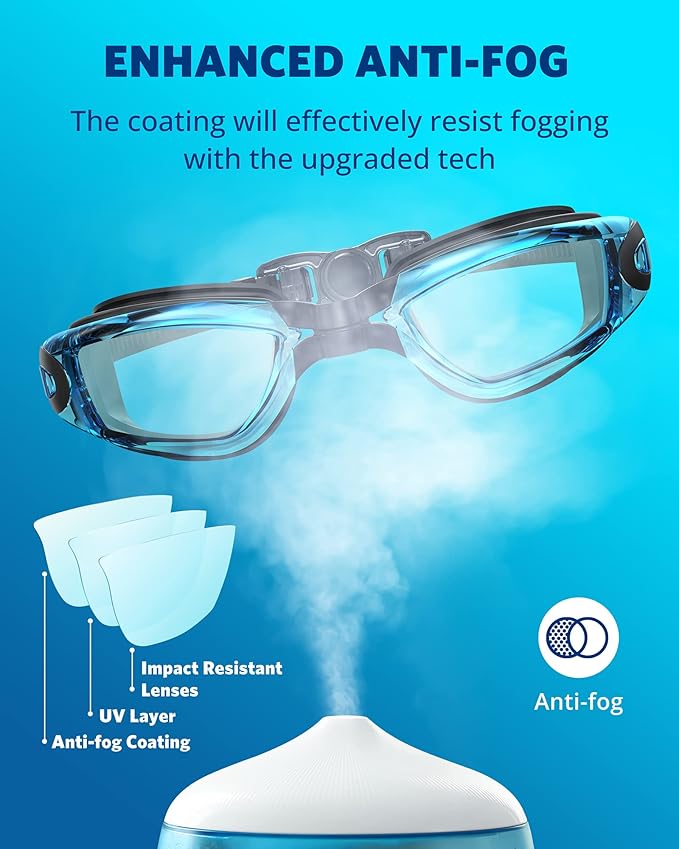 Aegend Swim Goggles, Swimming Goggles No Leaking Full Protection Adult Men Women Youth