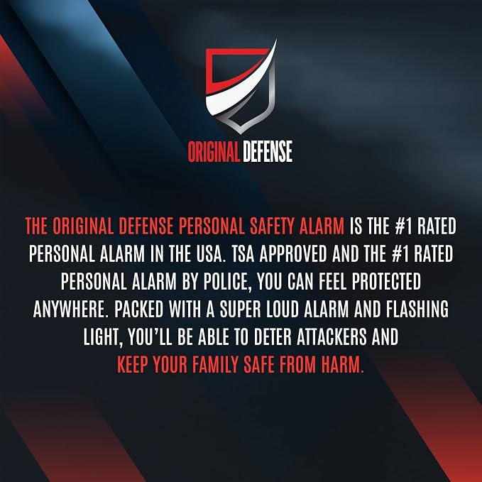 Original Defense® Siren Self-Defense Alarm