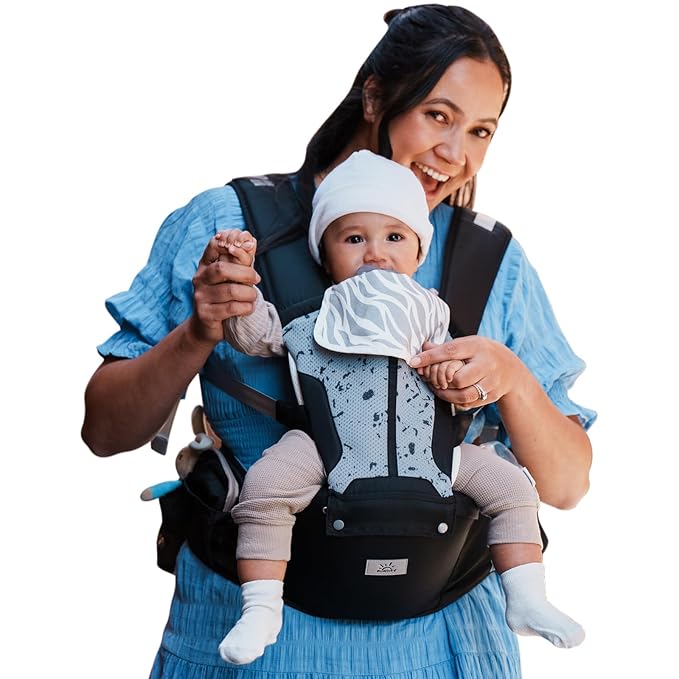 Baby Carrier, MOMTORY Safety-Certified 6-in-1 Baby Carrier Newborn to Toddler