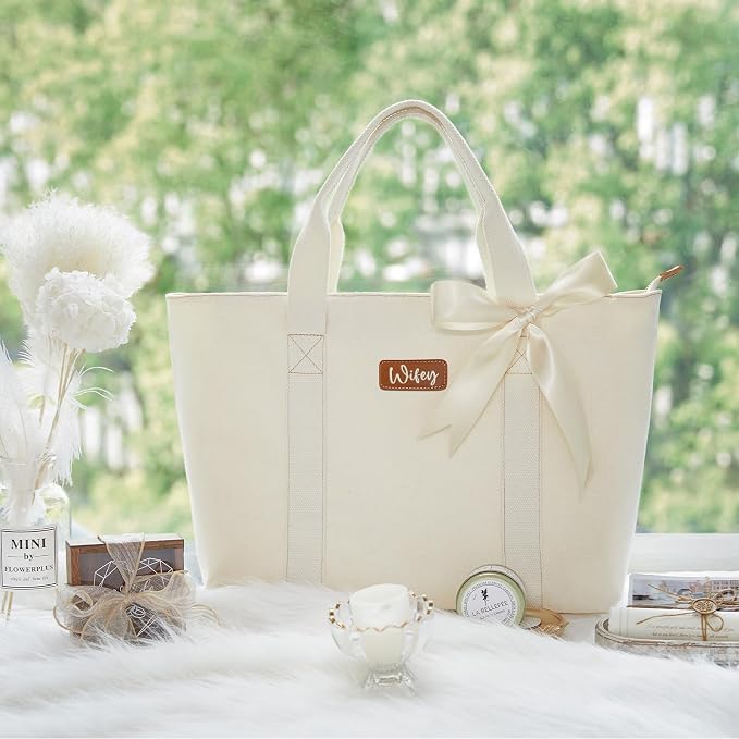 AW BRIDAL Monogram Canvas Tote Bag