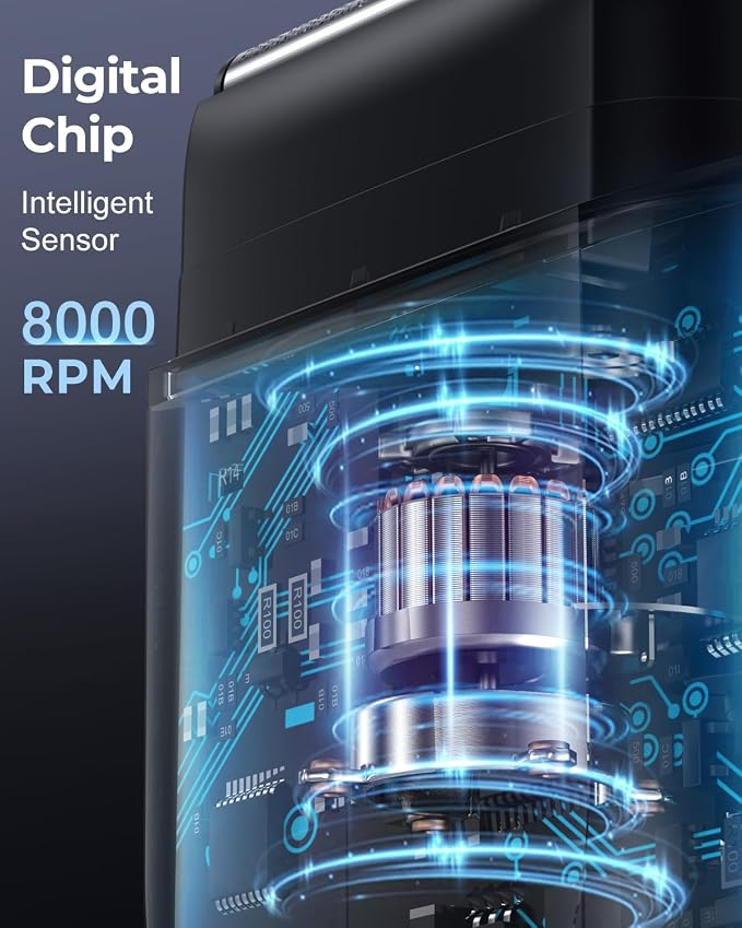Foil Shavers for Men, Mini Electric Razors for Close Shaving Face