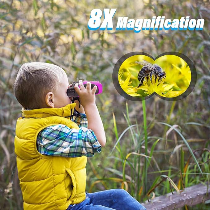 VNVDFLM Binoculars Toys for Children, Birthday Gifts for 4-9 Years Old Boys for