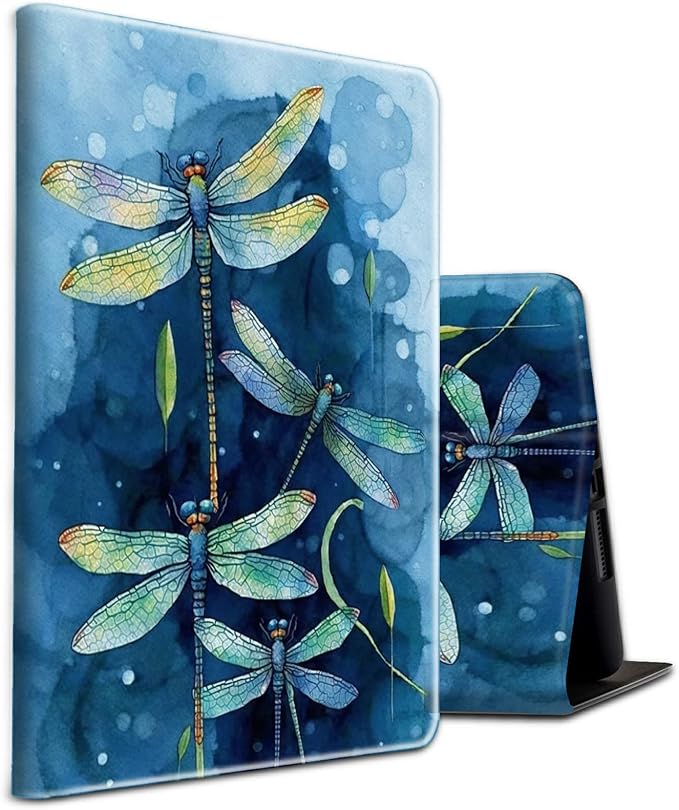 All-New HD 8 Plus Tablet Case Kindle Fire HD 8 Case 10th Generation 2024/2022/2020 Folding Stand PU Leather Slim Smart Cover with Auto Wake/Sleep for Amazon Fire Tablet 2020Animals Dog Paws