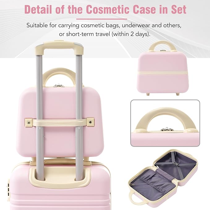 Merax Luggage Set 3 Piece Suitcase Set