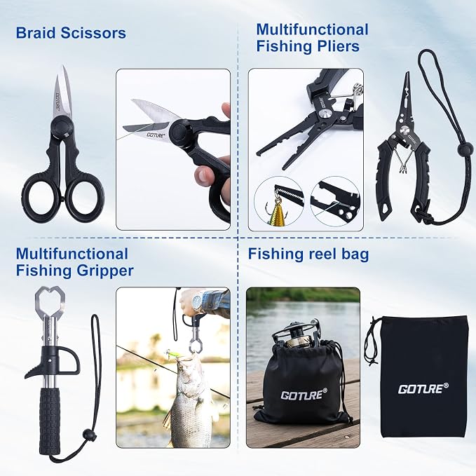 Goture Fishing Rod and Reel Combo