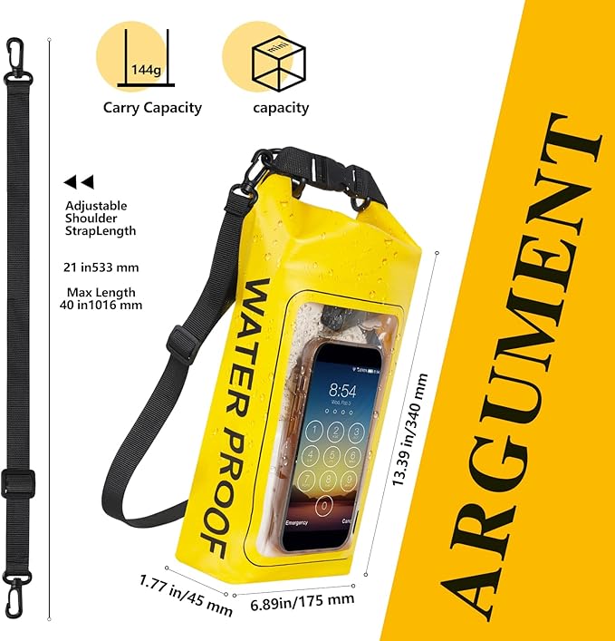 IP68 Waterproof Dry Bag, 2L