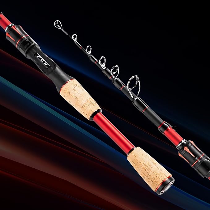 EOW XPEDITE LITE Portable Telescopic Fishing Rods & Combo, Spinning & Casting