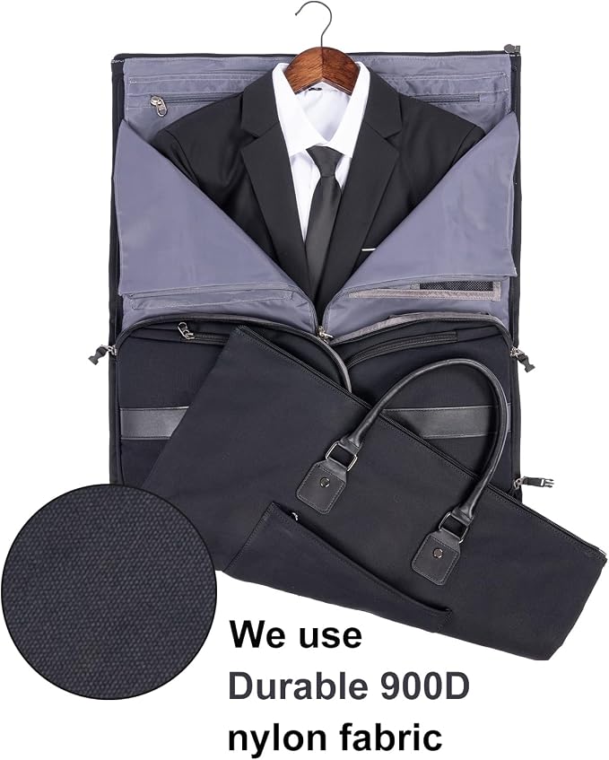 Modoker Garment Convertible Weekender Bag, Carry on Canvas Garment Duffle Bag