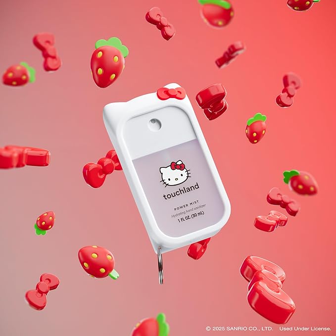 Touchland x Hello Kitty® Hand Sanitizer + Mist Case, Scented & Stylish