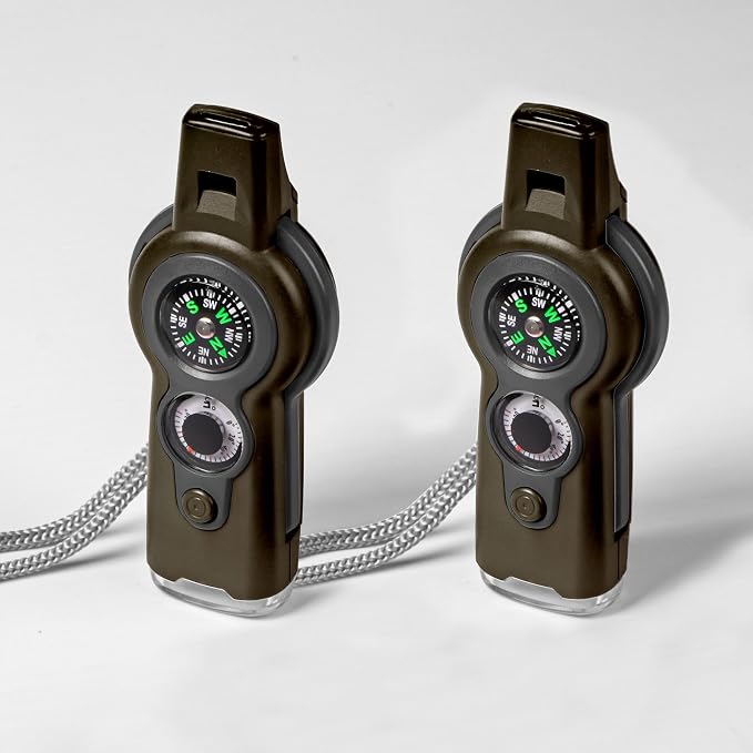 Emergency Survival Function Whistle, Outdoor Multifunctional Tool Safety Whistle