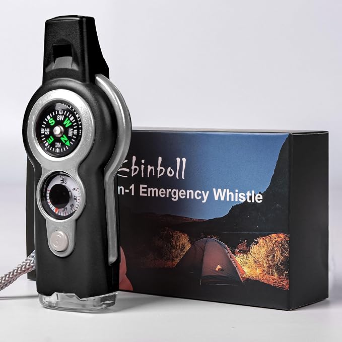 Emergency Survival Function Whistle, Outdoor Multifunctional Tool Safety Whistle
