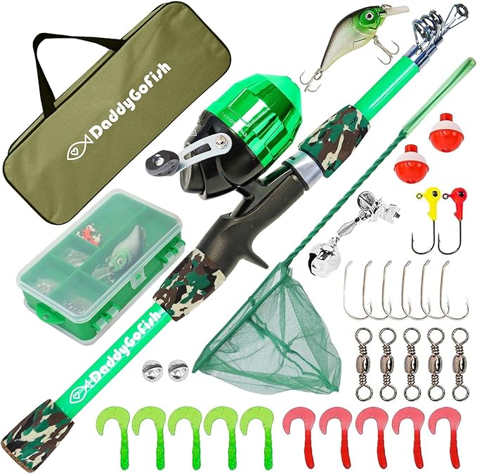 DaddyGoFish Kids Fishing Pole