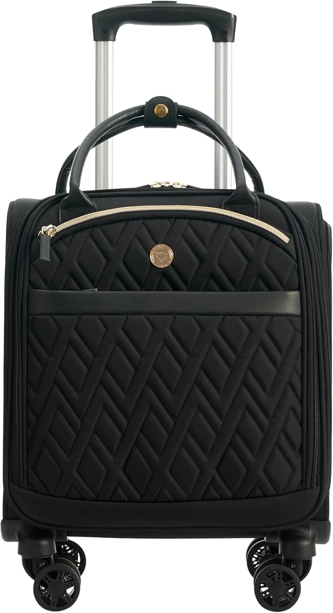 Verage 18x14x8in Spinner Underseat Carry-On Luggage -Airplane Personal Item Bag