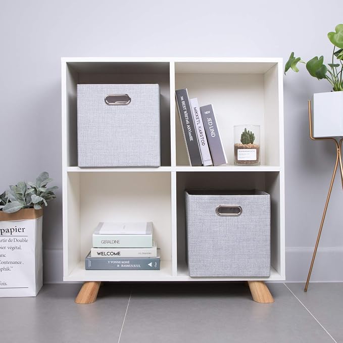 11 Inch Cube Storage Bins for Organization, Fabric Storage Cubes Closet Storage