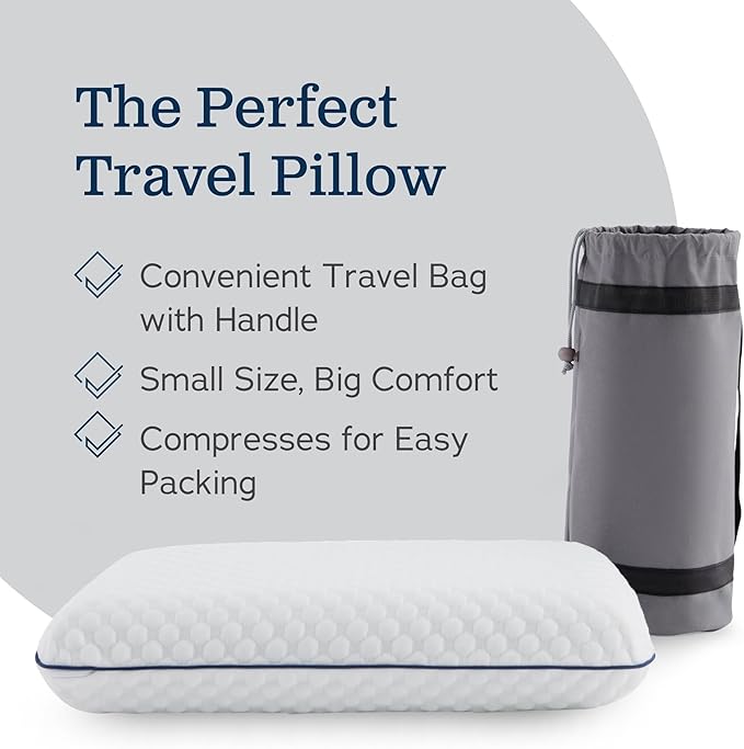 WEEKENDER Gel Memory Foam Camping Pillow