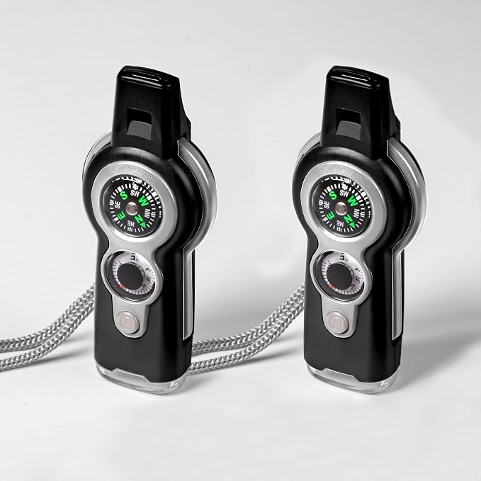 Emergency Survival Function Whistle, Outdoor Multifunctional Tool Safety Whistle