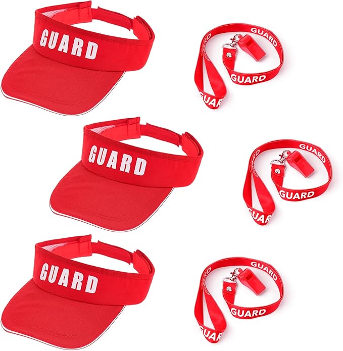 Halloween Guard Visor Hat Emergency Whistles