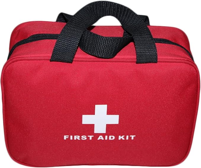 AOUTACC Nylon First Aid Empty Kit, Compact Waterproof and Lightweight First Aid