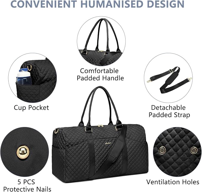Weekender Travel Duffle Bag for Women