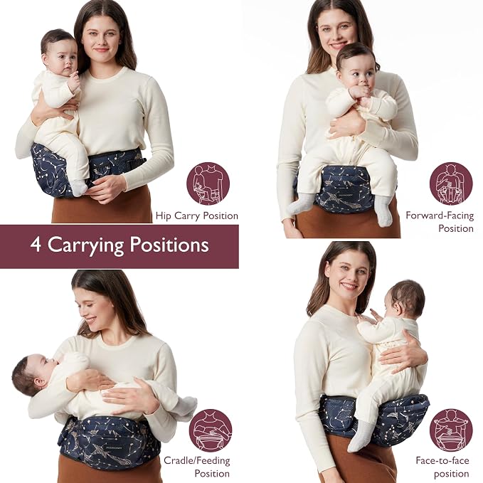 Momcozy Hip Seat Baby Carrier