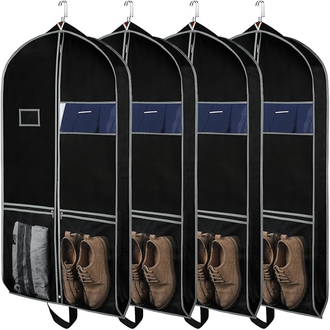 Zilink Garment Bags Suit Bag for Travel and Storage 43 inches Suit Cover