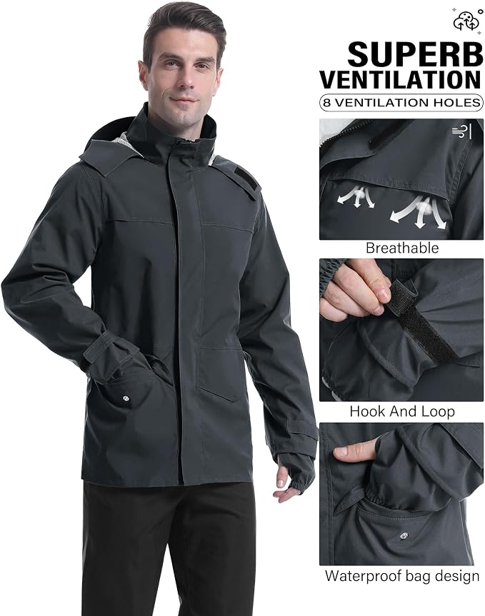 iCreek Rain Suit Waterproof Jacket