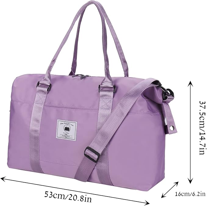 Travel Duffle Bag, Waterproof Sport Tote Gym Bag