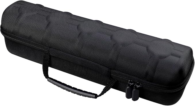 Juntan 5 Slots Hard Watch Travel Case, Portable Nylon Zipper Storage Organizer