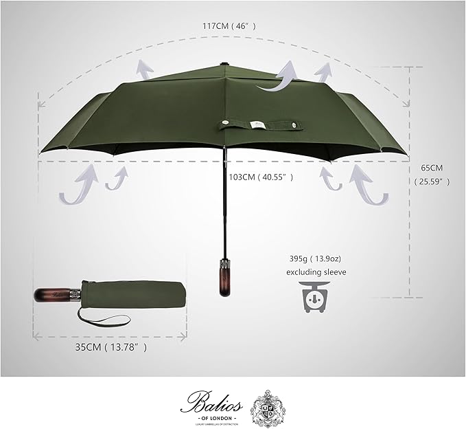 Balios Travel Folding Umbrella