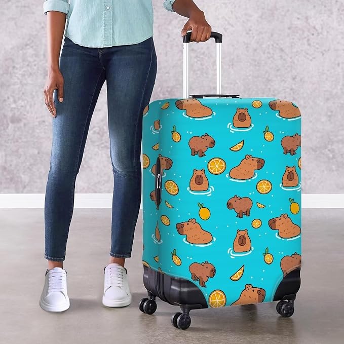 Capybara Suitcase Cover Elastic Luggage Covers