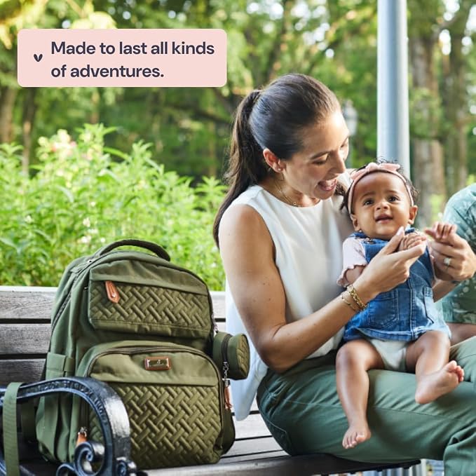 BabbleRoo Diaper Bag Backpack, Travel Backpack