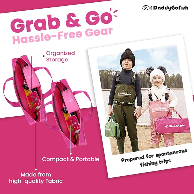 DaddyGoFish Kids Fishing Pole