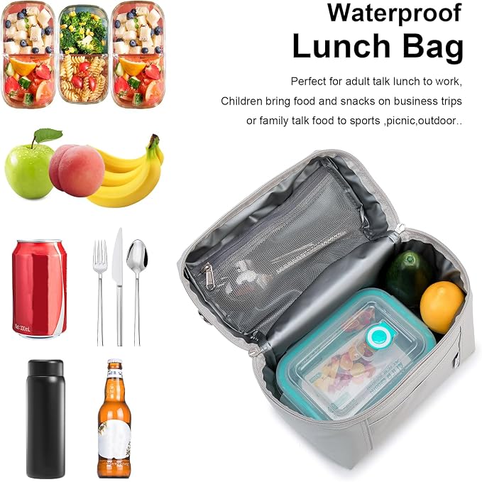 NOL Natural Organic Lifestyle Insulated Lunch Bags